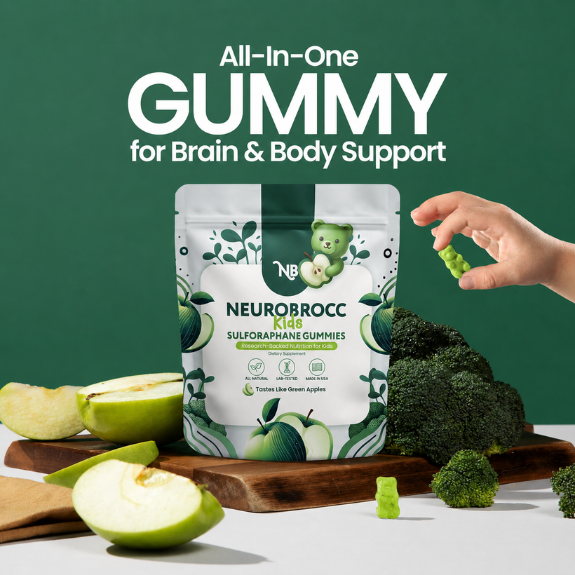 NeuroBrocc Sulforaphane Gummies 30 Servings
